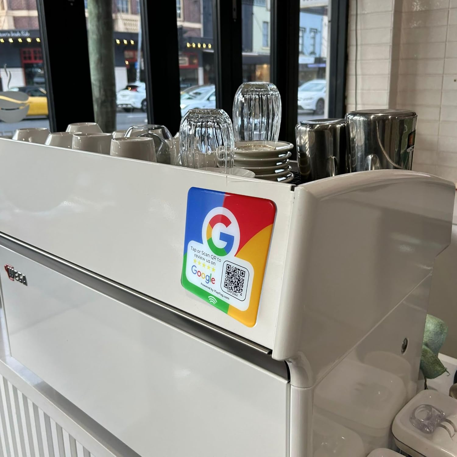 Google Review Plate | NFC + QR Code