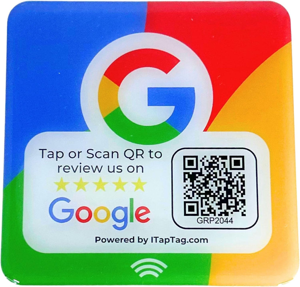 Google Review Plate | NFC + QR Code