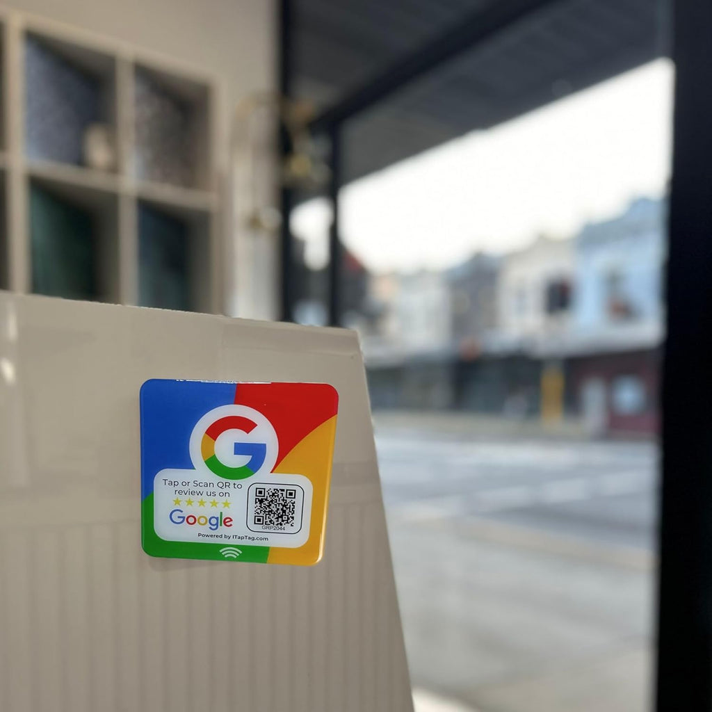 Google Review Plate | NFC + QR Code