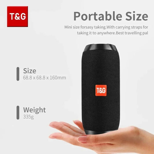 TG117 Bluetooth Speakers Portable Wireless Sound Box Outdoor Waterproof Stereo Surround Supports TF Radio altavoz bluetooth